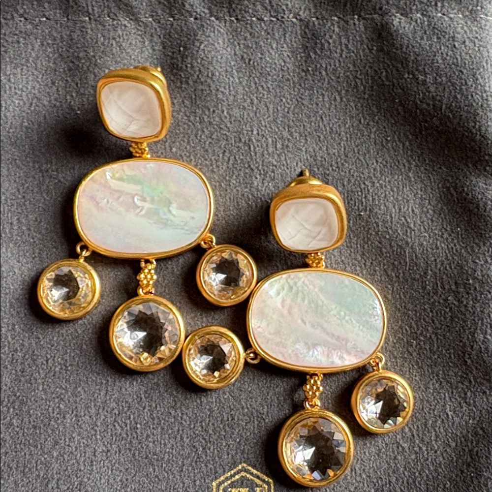 Julie Vos Chandelier Earrings